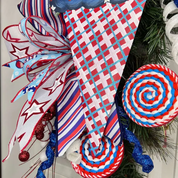 Door Decor^* Patriotic Treat Teardrop