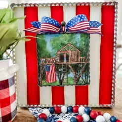 Table Decor^The Round Top Collection Patriotic Treehouse Mini Gallery Art