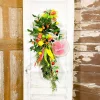 Floral Decor^RAZ Peach Floral Spray