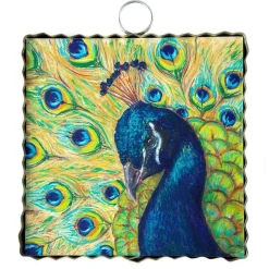 Spring^The Round Top Collection Peacock Beauty Mini Gallery Art