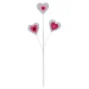 Floral^Craig Bachman Pearl Trim Felt Heart Spray 24.5"