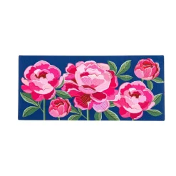 Spring^Evergreen Peony Garden Welcome Sassafras Switch Mat