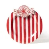 Kitchen & Dining^Coton Colors Peppermint Embellishment Plate By Happy Everything!