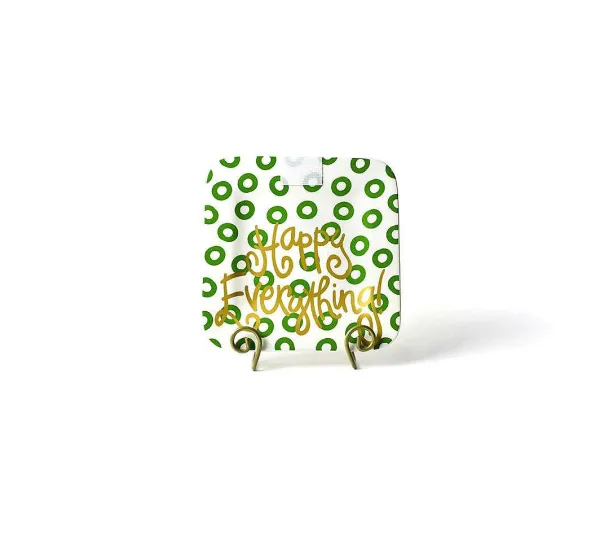 St. Patrick's Day^Happy Everything Peridot Mini Square Platter By !