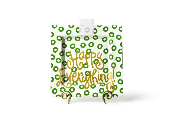 Kitchen & Dining^Happy Everything Peridot Square Entertaining Big Platter By !