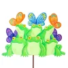 Pot Stakes^The Round Top Collection Pile Of Frogs