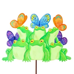 Pot Stakes^The Round Top Collection Pile Of Frogs