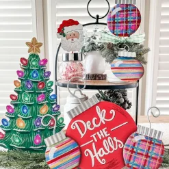 Focal Points^The Round Top Collection Pile Of Merry & Bright Ornaments