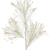 Floral^Melrose Pine And Sequin Spray, Gold