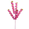 Floral^Liberty Floral Pink And Gold Frizzy Curly Pick