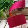 Spring^D. Stevens Pink And Orange Double Sided Taffeta Ribbon, 2.5" X 10Yd