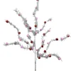 Floral^Liberty Floral Pink And Red Twig Bell Spray