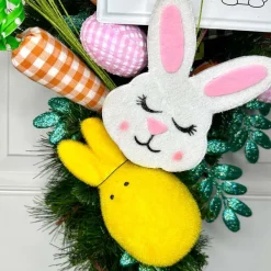 Picks^Liberty Floral Pink Gingham Egg Pick