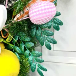 Floral^Liberty Floral Pink Gingham Egg Pick