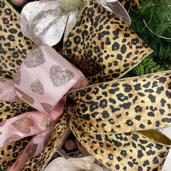 Ribbon^Reliant Ribbon Pink Two Tone Hearts - 2.5"X10Yd