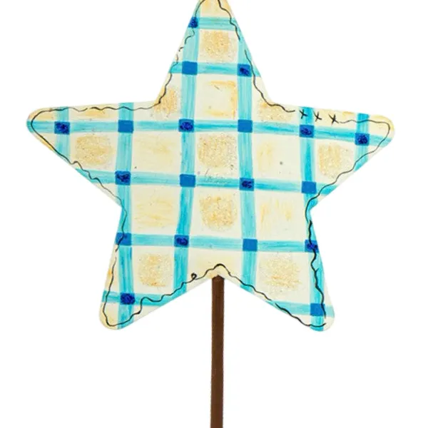 Spring Focal Points^The Round Top Collection Plaid & Daisy Stars