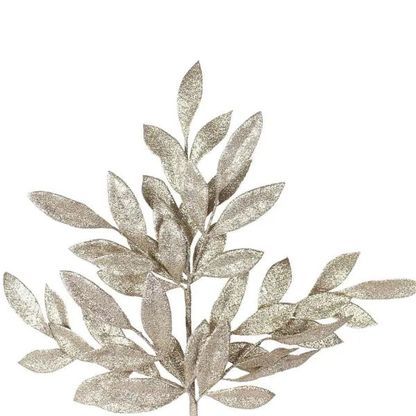 Floral^Direct Export Co. Platinum Bay Leaf Glitter Spray
