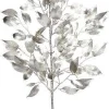 Floral^Mark Roberts Platinum Laurel Leaf Spray, 25"
