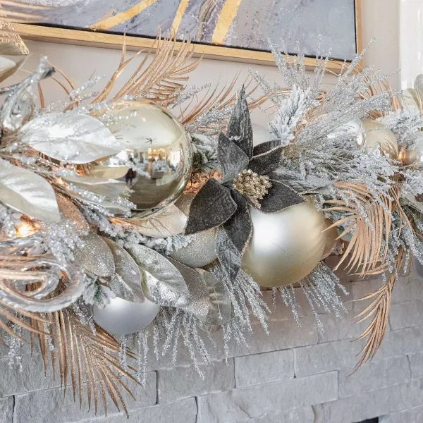 Ball Ornaments^Farrisilk Platinum Matte Ball Ornament, 4"