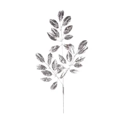 Floral^Direct Export Co. Platinum Metallic Leaf Spray