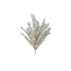 Floral^Regency Platinum Sequin Artemesia Bush, 24"