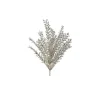 Sprays^Regency Platinum Sequin Artemesia Bush, 24"