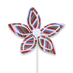 Stems^Direct Export Co. Playful Stripe Poinsettia Stem