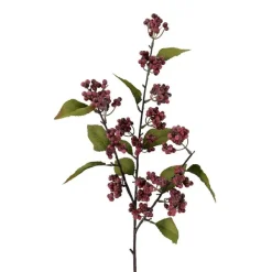 Floral Decor^Liberty Floral Plum Berry Spray X 3