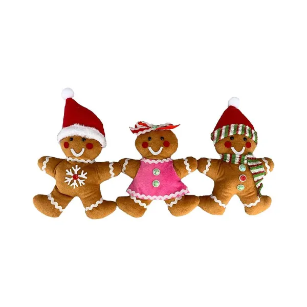 Home Accents^Liberty Floral Plush Gingerbread