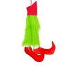Floral^Liberty Floral Plush Green Monster Legs