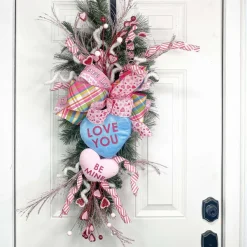 Pillows^Liberty Floral Plush Love You Heart