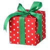 Figurines^Regency Polka Dot Gift Box Ornament, 5"