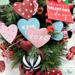 Sprays^Liberty Floral Polka Dot Heart Spray