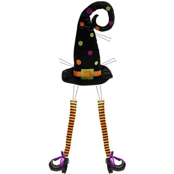 Hanging Decor^Craig Bachman Polka Dot Witch Hat And Legs Kit