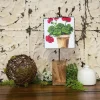 Table Decor^The Round Top Collection Pot Of Geraniums Mini Gallery Art