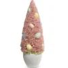 Table Decor^RAZ Potted Bottle Brush Tree With Egg Ornaments