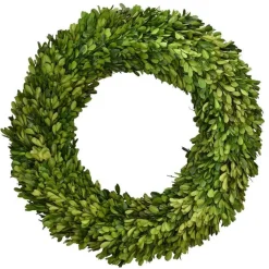 Spring^Mills Floral Company Preserved Boxwood Country Manor Wreath, 24"