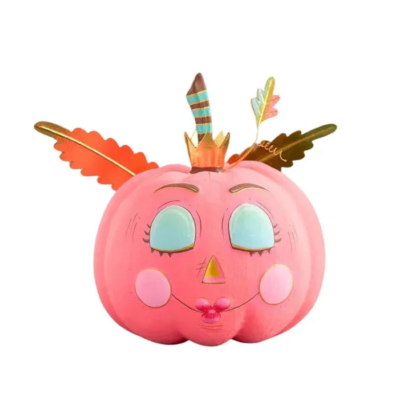 Figurines^Glitterville Pumpkin Pixies Display By , Small