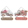 Table Decor^Transpac Pumpkin Truck D Cor