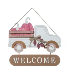Table Decor^Transpac Pumpkin Truck D Cor