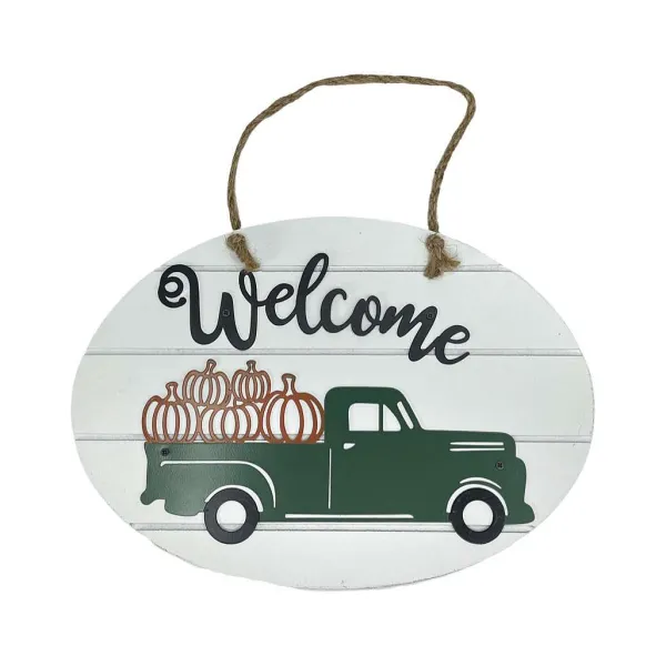 Signs^Transpac Pumpkin Truck Hanger