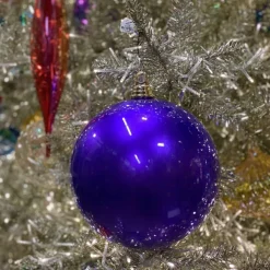 Spring^Farrisilk Purple Candy Apple Ball Ornament, 8