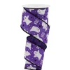 Ribbon^Craig Bachman Purple Ghost Ribbon, 2.5" X 10Yd