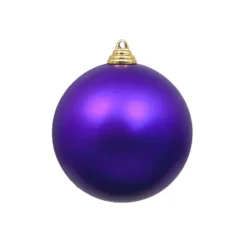 Ball Ornaments^Farrisilk Purple Matte Ball Ornament, 6"