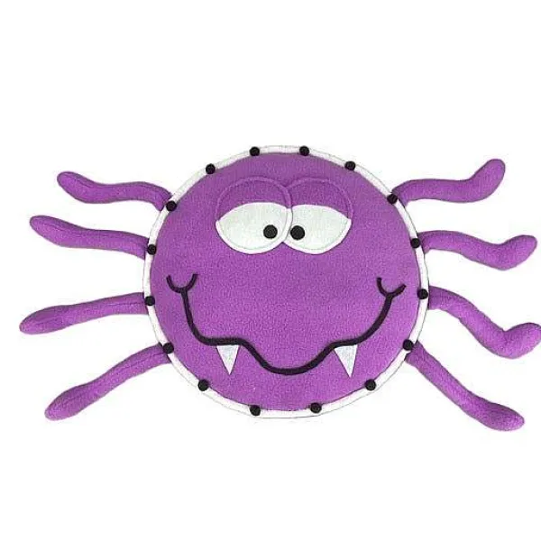 Table Decor^Liberty Floral Purple Plush Spider