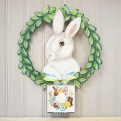 Door Decor^The Round Top Collection Rabbit Wreath Gallery Art