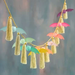 Wall Decor^Glitterville Rainbow Bat Garland