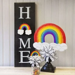 Table Decor^The Round Top Collection Rainbow Charm