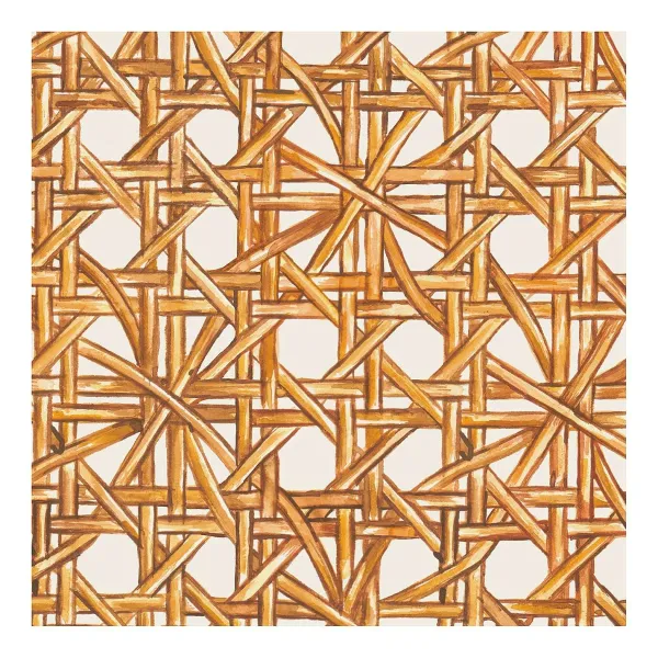 Spring^Hester & Cook Rattan Weave Cocktail Napkin Set
