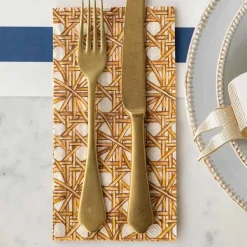 Party Diy^Hester & Cook Rattan Weave Guest Napkin Set